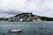 Panorama of Kingswear from Dartmouth, Devon, England, Europe