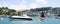 Panorama of Kingswear on the River Dart in Devon, England