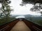 Panorama of Klopeiner See Lake from observation deck platform viewpoint Kitzelberg Sankt Kanzian Carinthia Austria