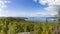Panorama of Koli national park and Pielinen lake in Finland