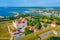 Panorama of Kuressaare Castle in Estonia