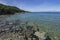 Panorama of La Ficaccia beach in Sardinia