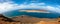 Panorama of La Graciosa - volcanic island, Canary