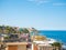 Panorama of La Perla slum in old San Juan, Puerto Rico