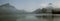 Panorama of Lagoa Rodrigo de Freitas in Rio de Janeiro