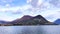 Panorama from Lake Lugano embankment, Lugano, Switzerland