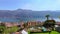 Panorama of Lake Lugano and Morcote on the slope, Switzerland