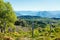 Panorama of Lake Maggiore from Mottarone, Stresa, Piedmont, Ital