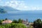 Panorama of lake Ohrid