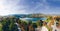 Panorama of Lake Stubenbergsee in Styria, Austria