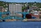 Panorama at Lake Superior in the Town Duluth, Minnesota