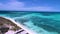 Panorama landscape of caribbean beach of Los Roques Archipelago Venezuela.