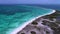 Panorama landscape of caribbean beach of Los Roques Archipelago Venezuela.