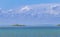 Panorama landscape Holbox island Isla de la PasiÃ³n sandbank Mexico