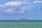 Panorama landscape Holbox island Isla de la PasiÃ³n sandbank Mexico