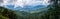 Panorama of landscape mountain view forest of thailand