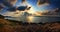 Panorama landscape scene of Khao Leam Ya sea national park in Ra