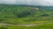 Panorama landscape of spectacular Hoa Muong valley with rice fie