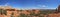 Panorama of Lanscape in Arches National Park
