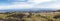 Panorama of the lava flows from the Mauna Ulu