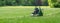 Panorama Lawn tractor in green maintenance