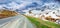 Panorama of the Le Lautaret Pass, Ecrins, France.