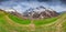 Panorama from the Le Lautaret Pass, Ecrins, France.