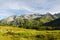 The panorama of the Lechtal Alps, Sankt Anton, Austria