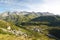 The panorama of the Lechtal Alps, Sankt Anton, Austria