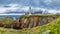 Panorama of lighthouse and ruin of monastery, Pointe de Saint Ma