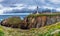 Panorama of lighthouse and ruin of monastery, Pointe de Saint Ma