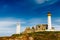 Panorama of lighthouse and ruin of monastery, Pointe de Saint Ma