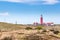 Panorama with lighthouse Texel Netherlands