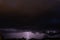 Panorama with the Lightning, Mazzarino, Caltanissetta Sicily, Italy, Europe