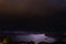 Panorama with the Lightning, Mazzarino, Caltanissetta Sicily, Italy, Europe