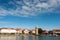 Panorama of Lindau at Lake of Constance