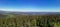 Panorama from the Lipno Reservoir of the Vltava River