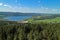 Panorama from the Lipno Reservoir of the Vltava River