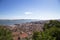 Panorama of Lisbon historical city