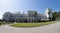Panorama of the Livadia Palace on a clear sunny day, 09/04/2019, Yalta, Crimea
