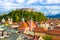 Panorama of Ljubljana, Slovenia, Europe.