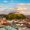 Panorama of Ljubljana, Slovenia, Europe.