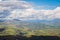 Panorama from Lombardia Castle in Enna, Sicily, Italy