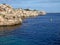 Panorama of Los Delfines, a wonderful resort on the island of Menorca, Spain.