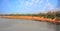 Panorama of the Luangwa River in Zambia