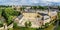 Panorama of Luxemburg Balcony of Europe, Neumunster Abbey. Luxembourg. Luxembourg