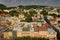 Panorama of Lviv downtown, Ukraine. Lviv, view from the City Hal