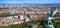 Panorama of Lyon France