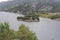 Panorama of Lysefjord Lysefjorden fjord canyon from Lysebotn in Norway