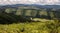 Panorama from Majcherova hill in Kysucke Beskydy mountains